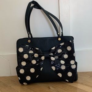Betsey Johnson Large Bow Purse